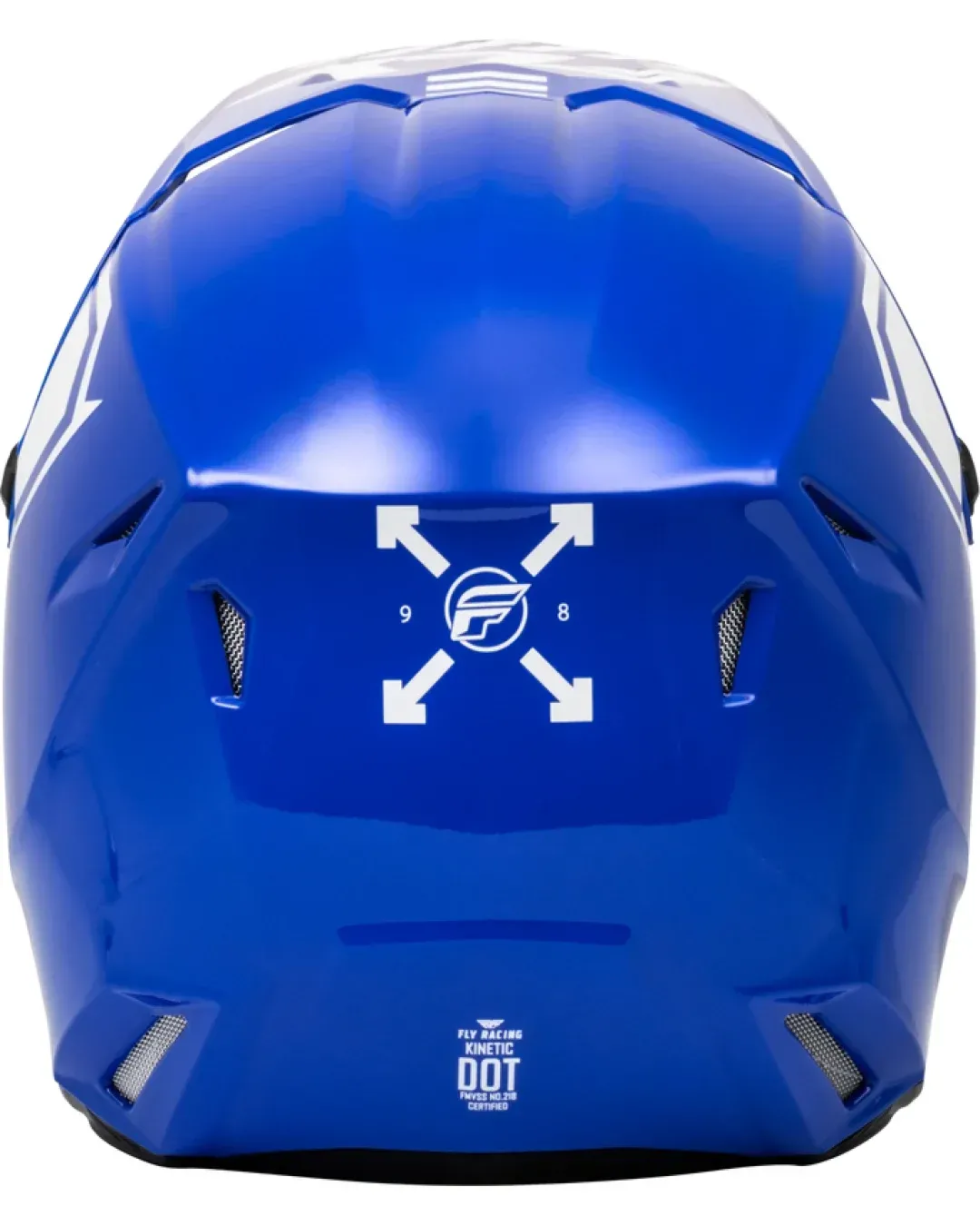 Детска крос каска FLY RACING Kinetic Menace - Blue/White