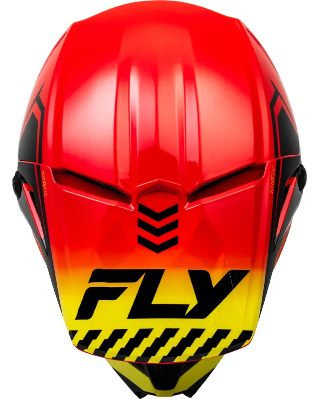Детска крос каска FLY RACING Kinetic Menace - Red/Black/Yellow