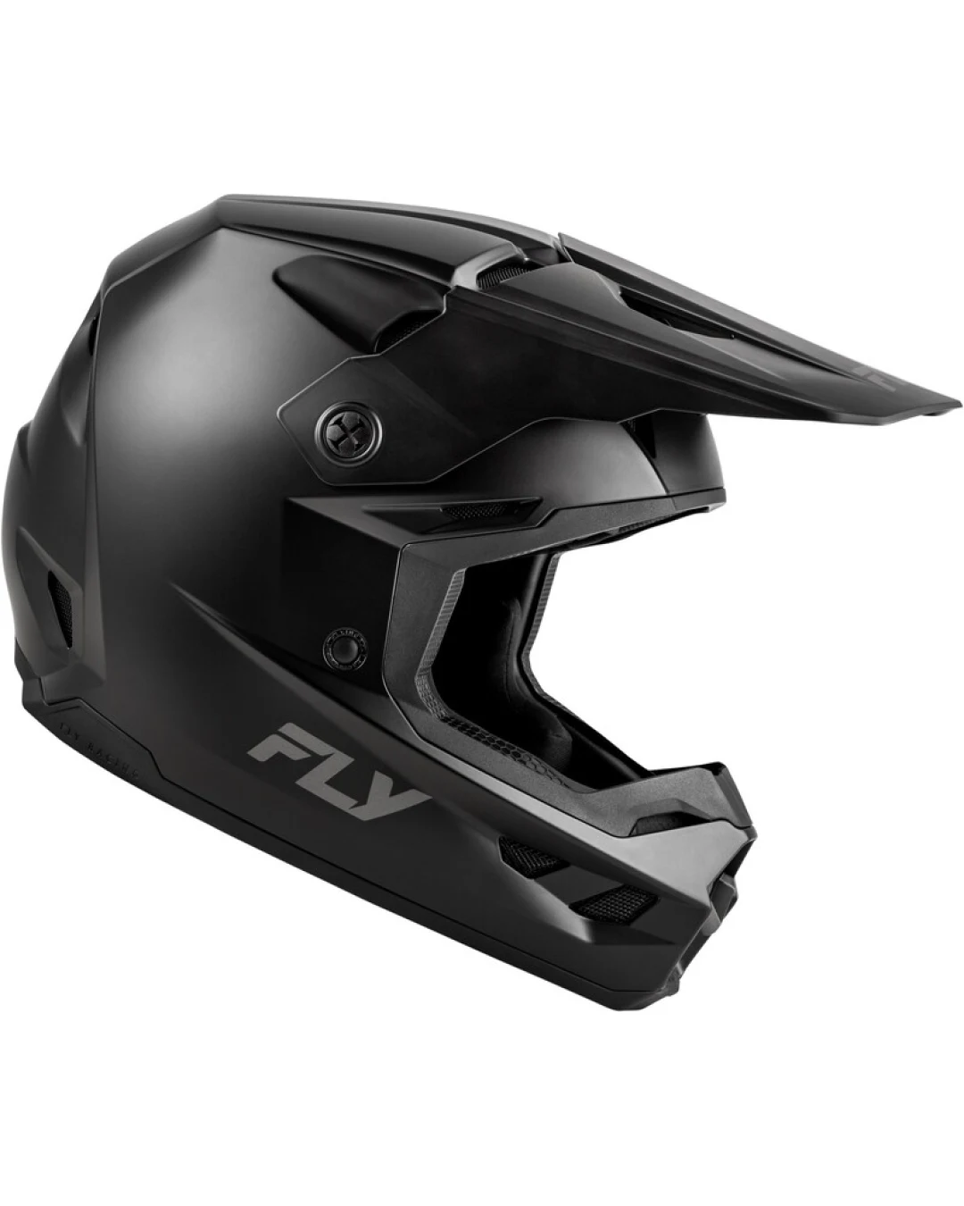 Детска крос каска FLY RACING Kinetic Solid - Matte Black 2025