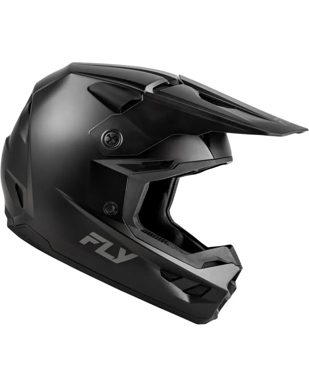 Детска крос каска FLY RACING Kinetic Solid - Matte Black 2025