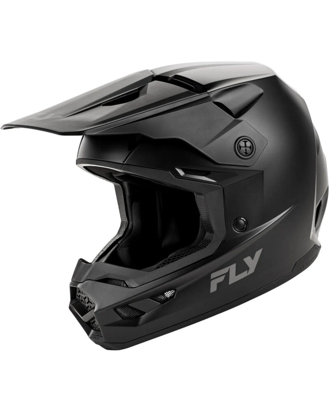 Детска крос каска FLY RACING Kinetic Solid - Matte Black 2025