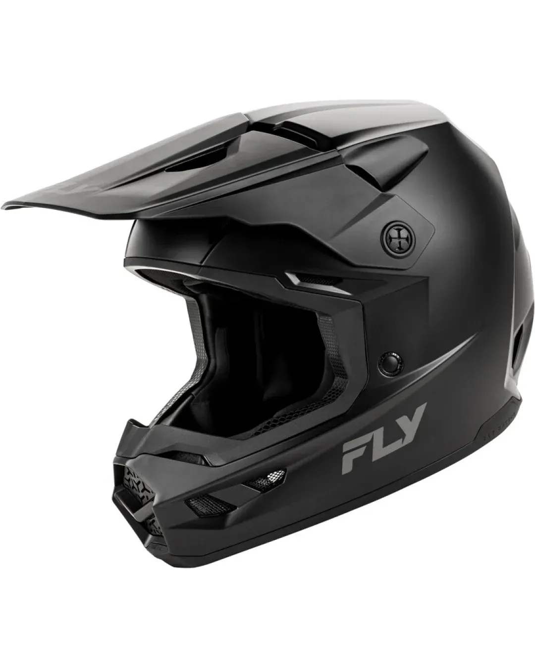Детска крос каска FLY RACING Kinetic Solid - Matte Black 2025