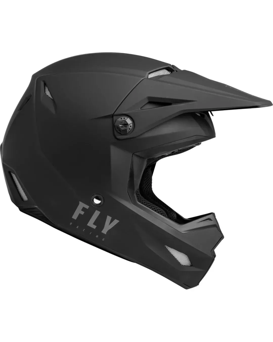 Детска крос каска FLY RACING Kinetic Solid- Matte Black