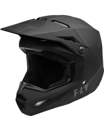 Детска крос каска FLY RACING Kinetic Solid- Matte Black