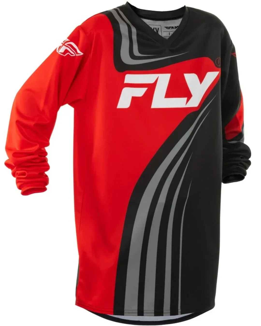 Детска мотокрос блуза FLY RACING F-16 Riding - Black/Red/White 2025