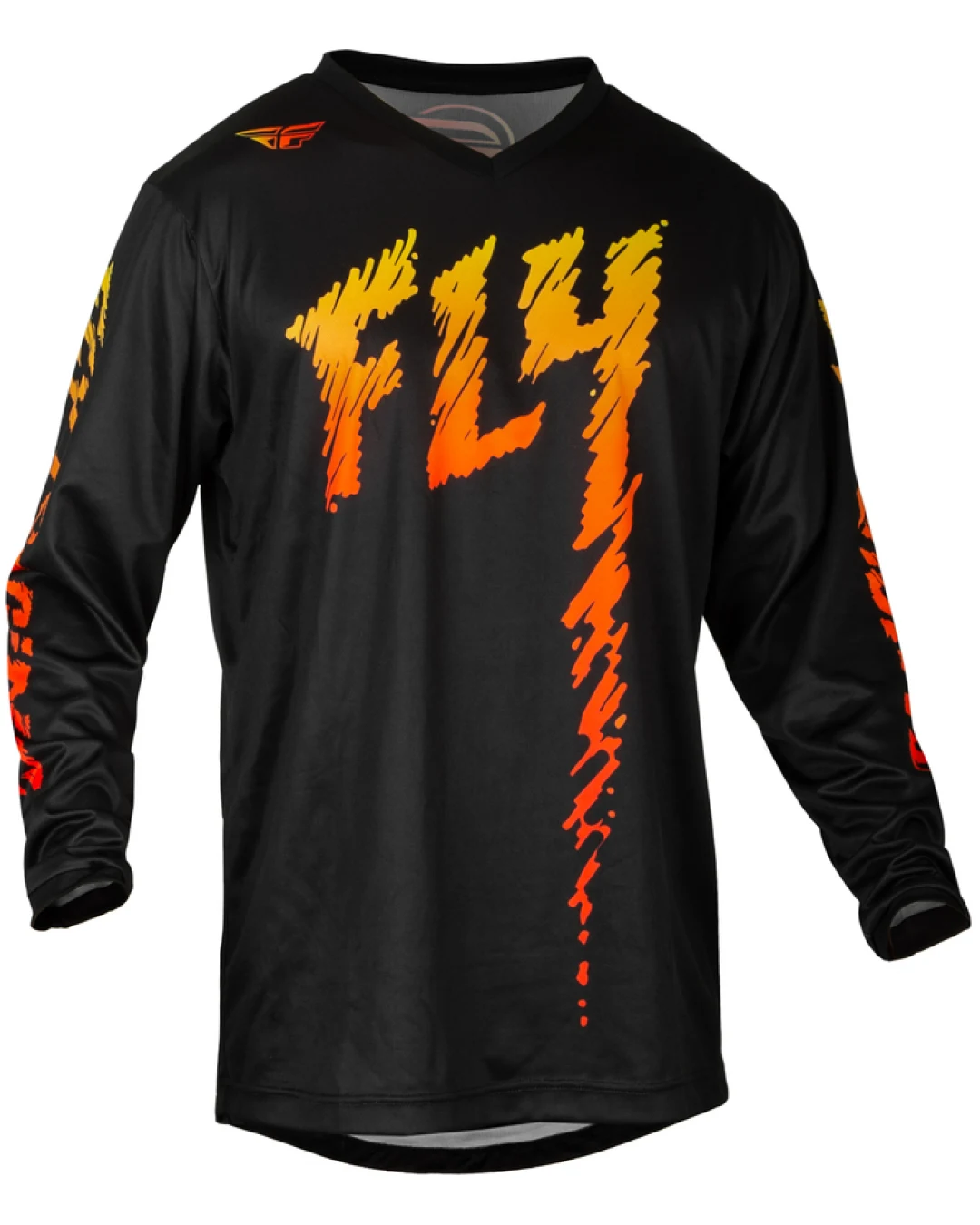 Детска мотокрос блуза FLY RACING F-16 Riding - Black/Yellow/Orange