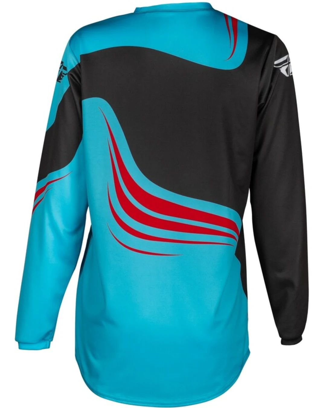 Детска мотокрос блуза FLY RACING F-16 Riding - Cyan/Black/Red 2025