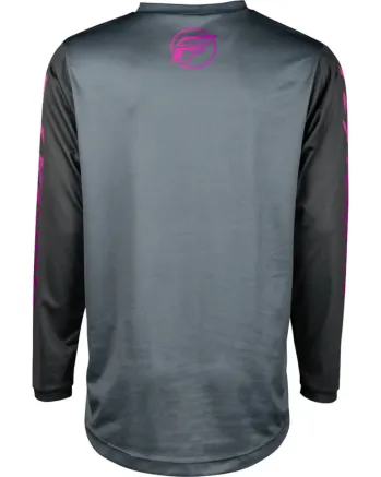 Детска мотокрос блуза FLY RACING F-16 Riding - Grey/Charcoal/Pink