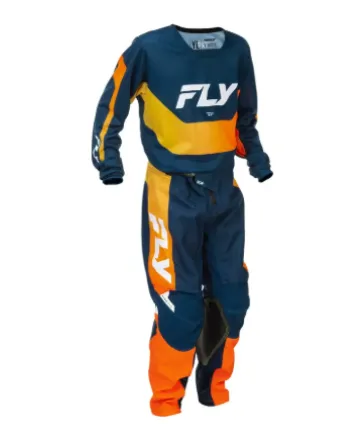 Детска мотокрос блуза FLY RACING Kinetic Jugend - Navy/Orange