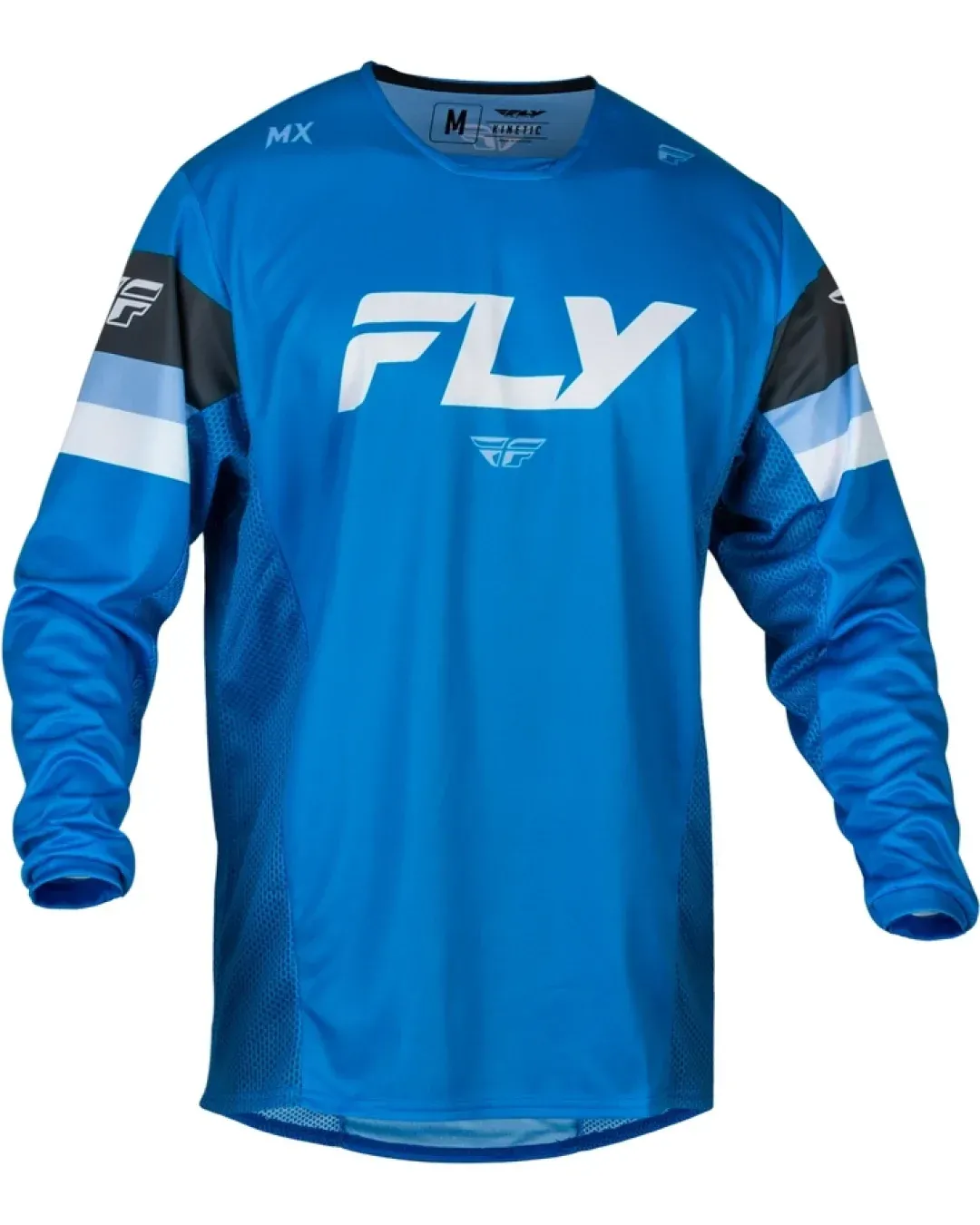 Детска мотокрос блуза FLY RACING Kinetic Prix- Bright Blue/Charcoal/White