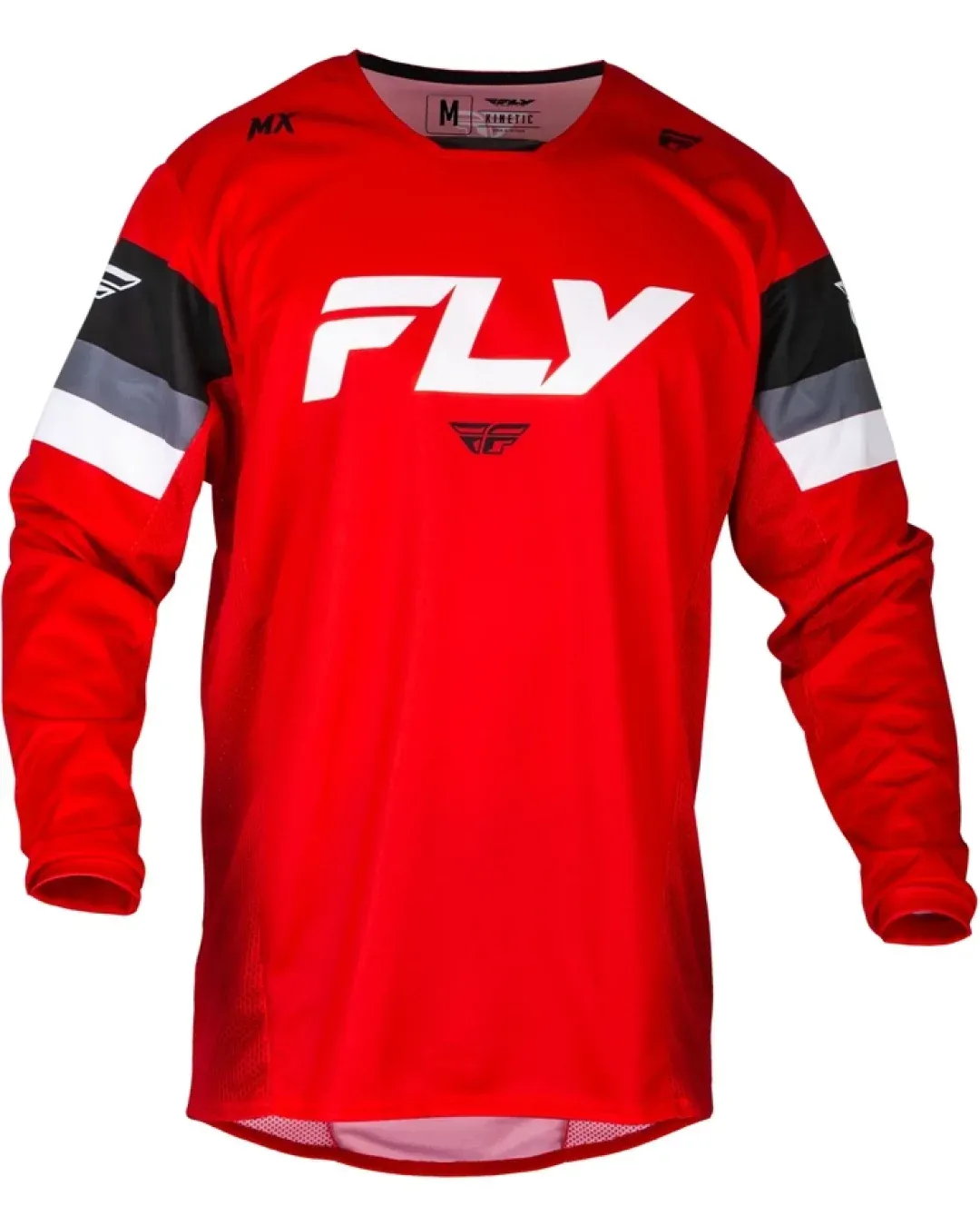 Детска мотокрос блуза FLY RACING Kinetic Prix- Red/Grey/White