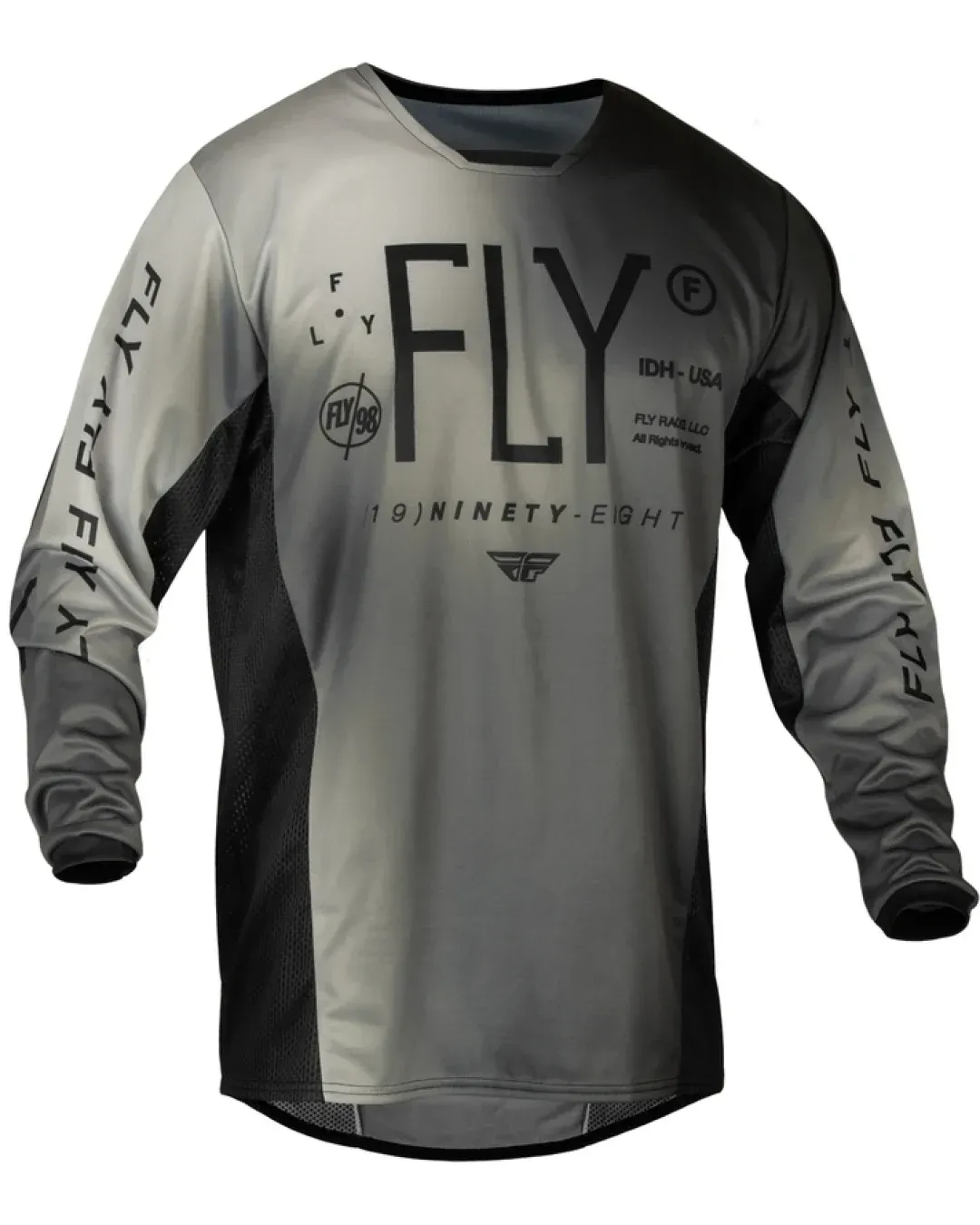 Детска мотокрос блуза FLY RACING Kinetic Prodigy- Black/Light Grey