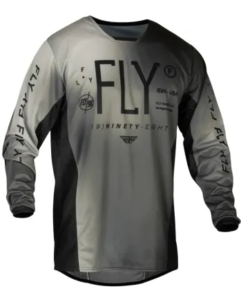 Детска мотокрос блуза FLY RACING Kinetic Prodigy- Black/Light Grey