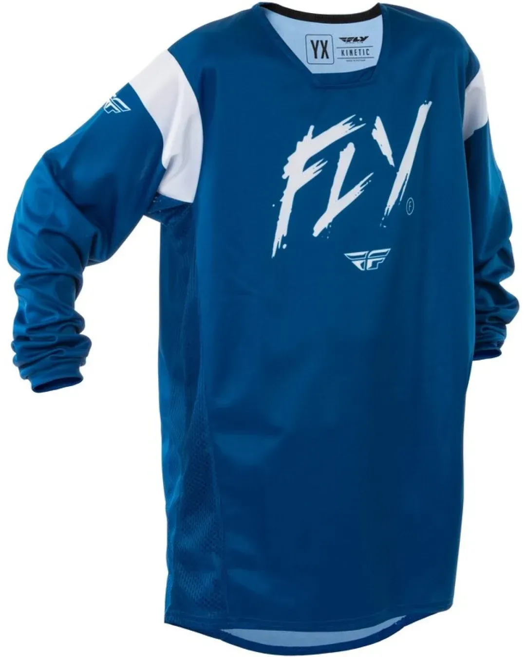 Детска мотокрос блуза FLY RACING Kinetic Stoke- Navy/White 2025