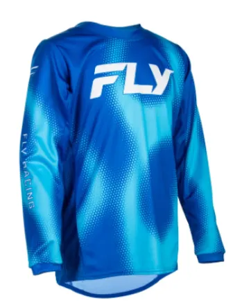 Детска мотокрос блуза FLY RACING Kinetic Torch Light Blue/Blue