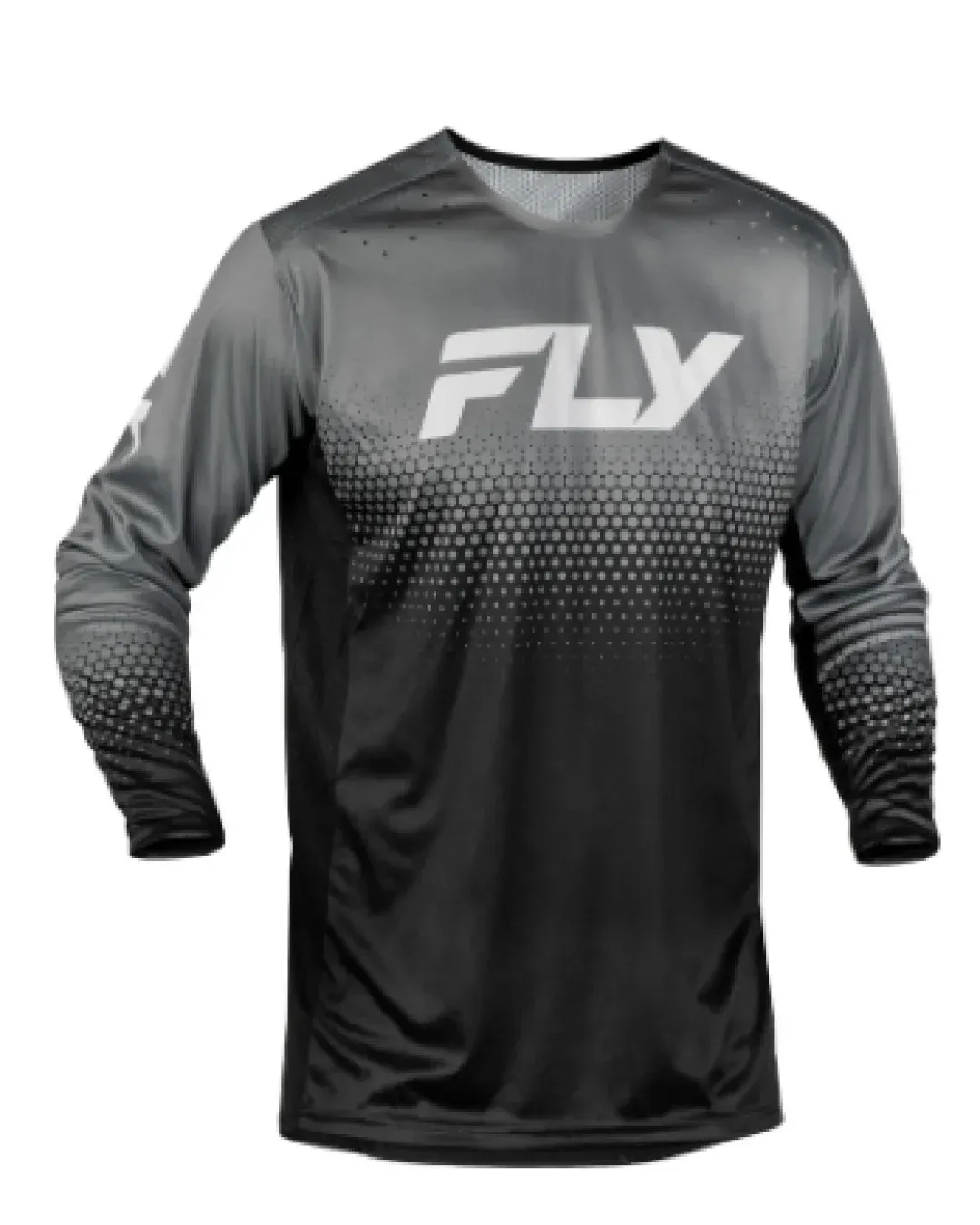 Детска мотокрос блуза FLY RACING Rayce Sonar - Black/Grey/White