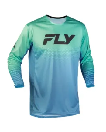 Детска мотокрос блуза FLY RACING Rayce Sonar Teal/Aqua