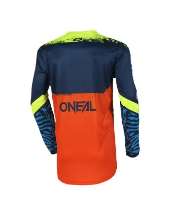 Детска мотокрос блуза O'NEAL ELEMENT SHOCKER BLUE/ORANGE V.25