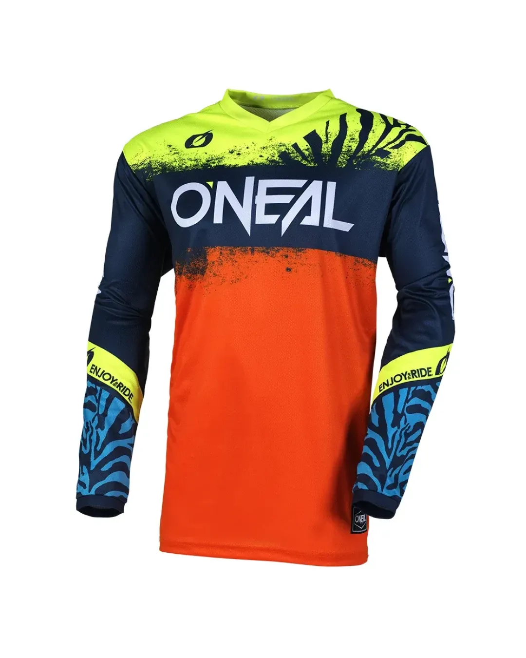 Детска мотокрос блуза O'NEAL ELEMENT SHOCKER BLUE/ORANGE V.25