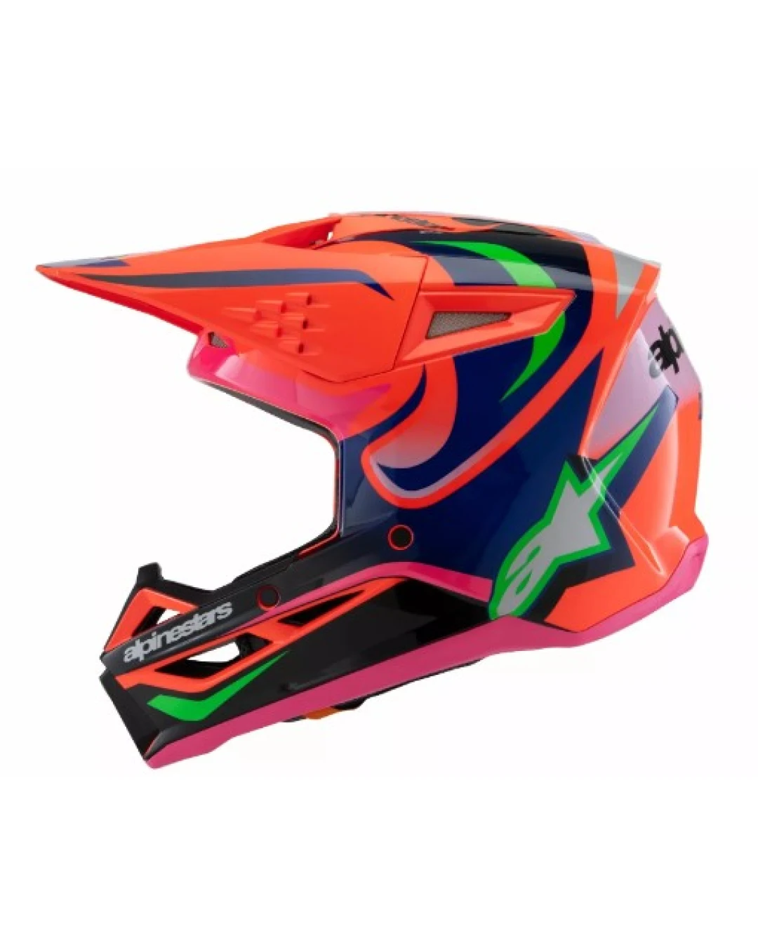 Детска мотокрос каска ALPINESTARS SM3 DEEGAN OR/PU