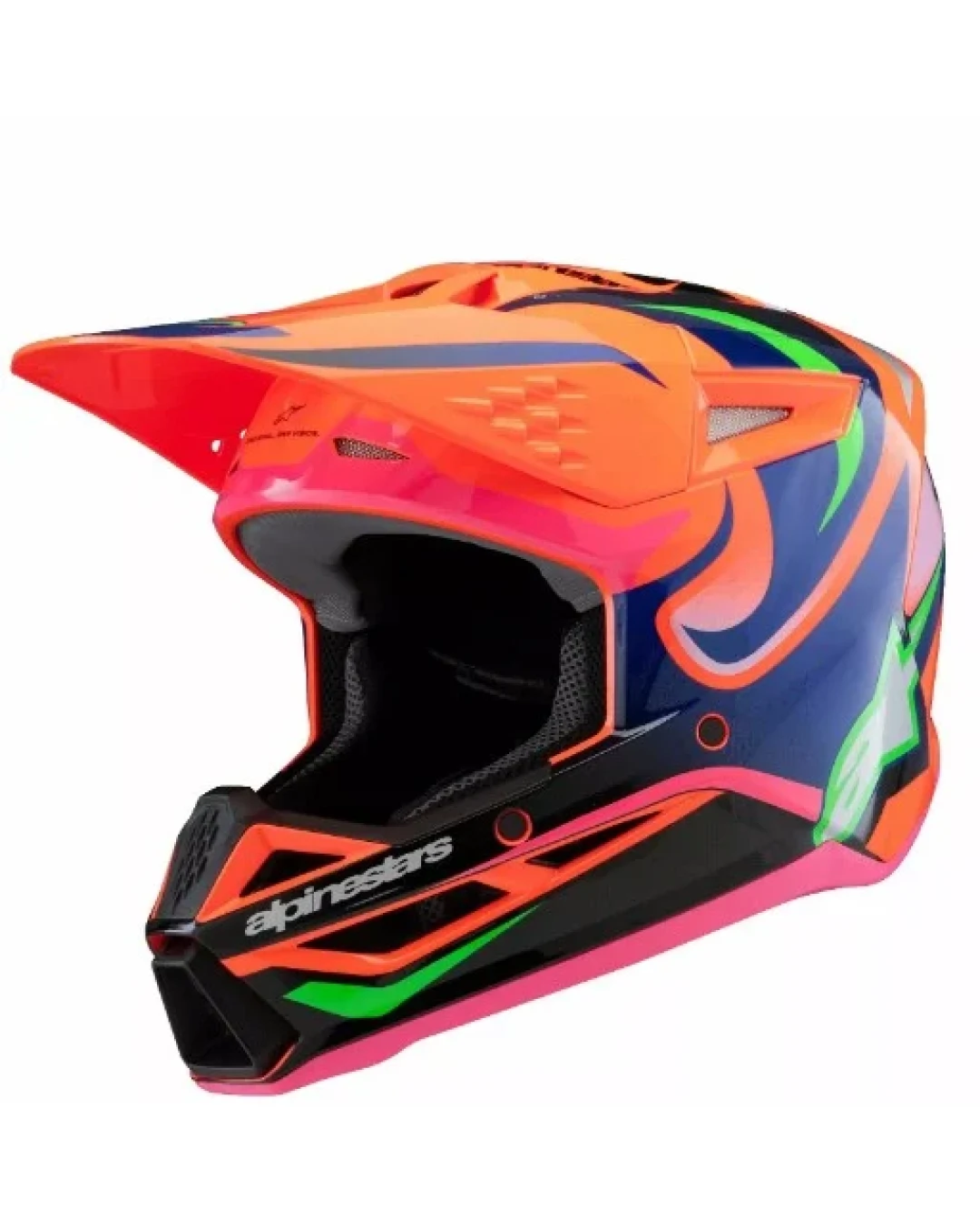Детска мотокрос каска ALPINESTARS SM3 DEEGAN OR/PU