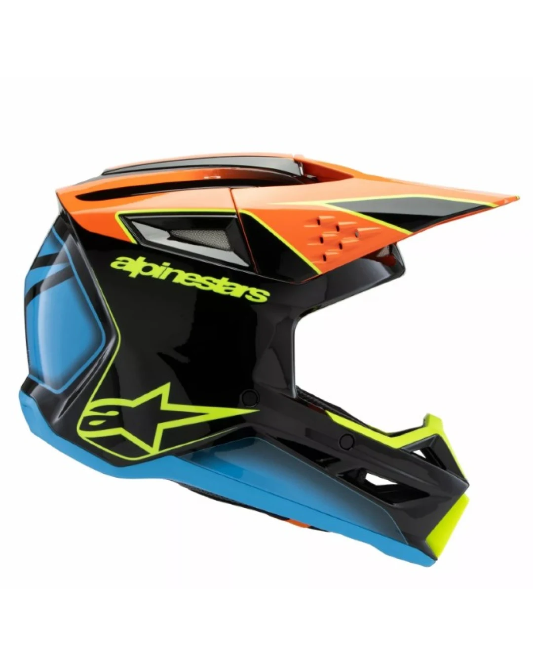 Детска мотокрос каска ALPINESTARS SM3 FRAY BLK/OR/YL