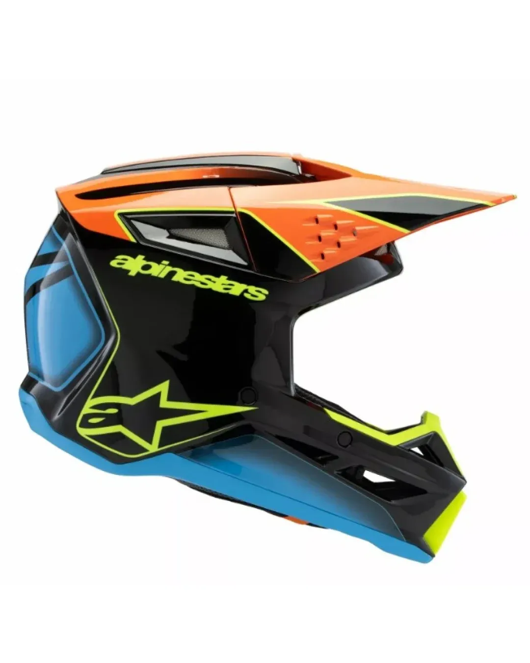 Детска мотокрос каска ALPINESTARS SM3 FRAY BLK/OR/YL