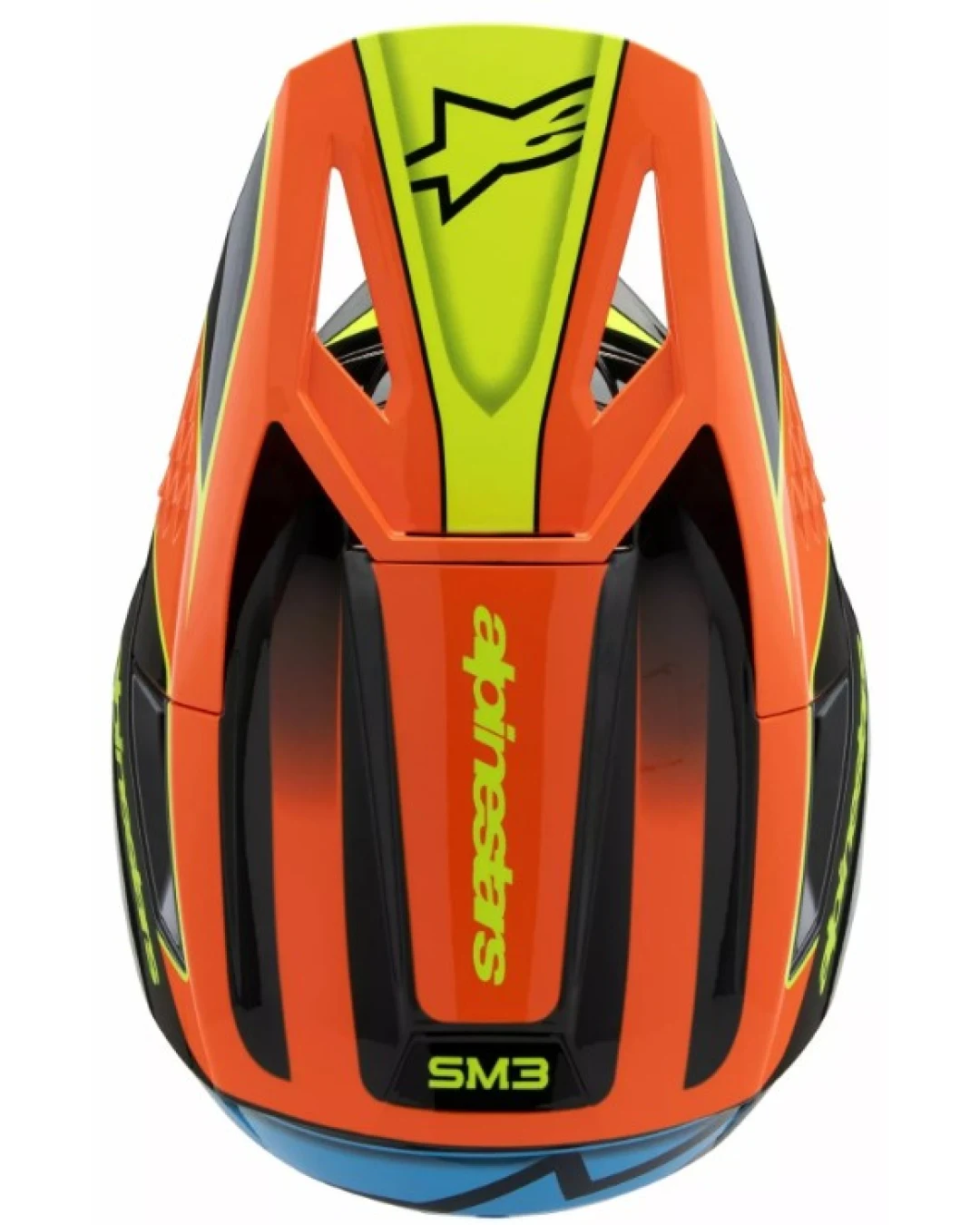 Детска мотокрос каска ALPINESTARS SM3 FRAY BLK/OR/YL