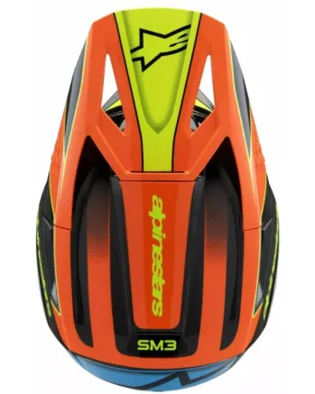 Детска мотокрос каска ALPINESTARS SM3 FRAY BLK/OR/YL