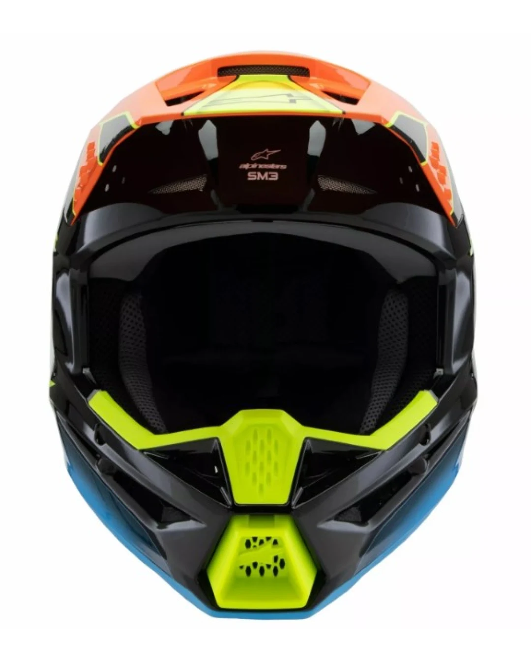 Детска мотокрос каска ALPINESTARS SM3 FRAY BLK/OR/YL