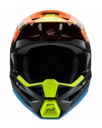 Детска мотокрос каска ALPINESTARS SM3 FRAY BLK/OR/YL