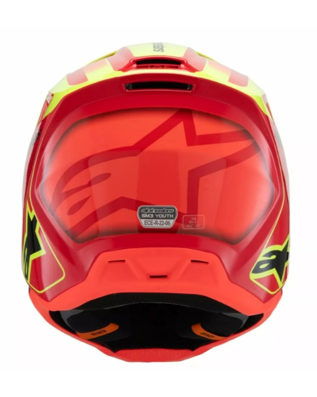 Детска мотокрос каска ALPINESTARS SM3 FRAY RD/YL/BK