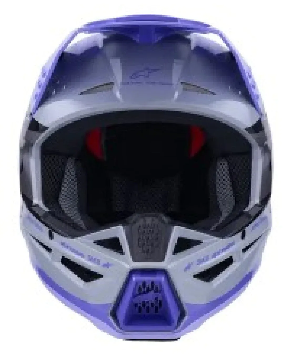 Детска мотокрос каска ALPINESTARS SM3 JETTSON GRAY/PUR/BLK
