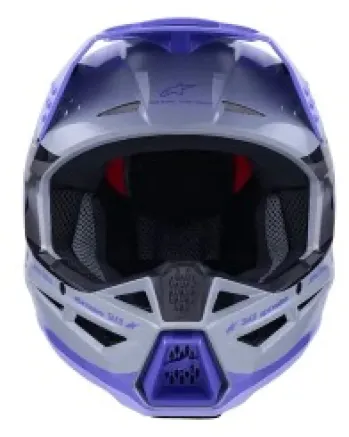 Детска мотокрос каска ALPINESTARS SM3 JETTSON GRAY/PUR/BLK