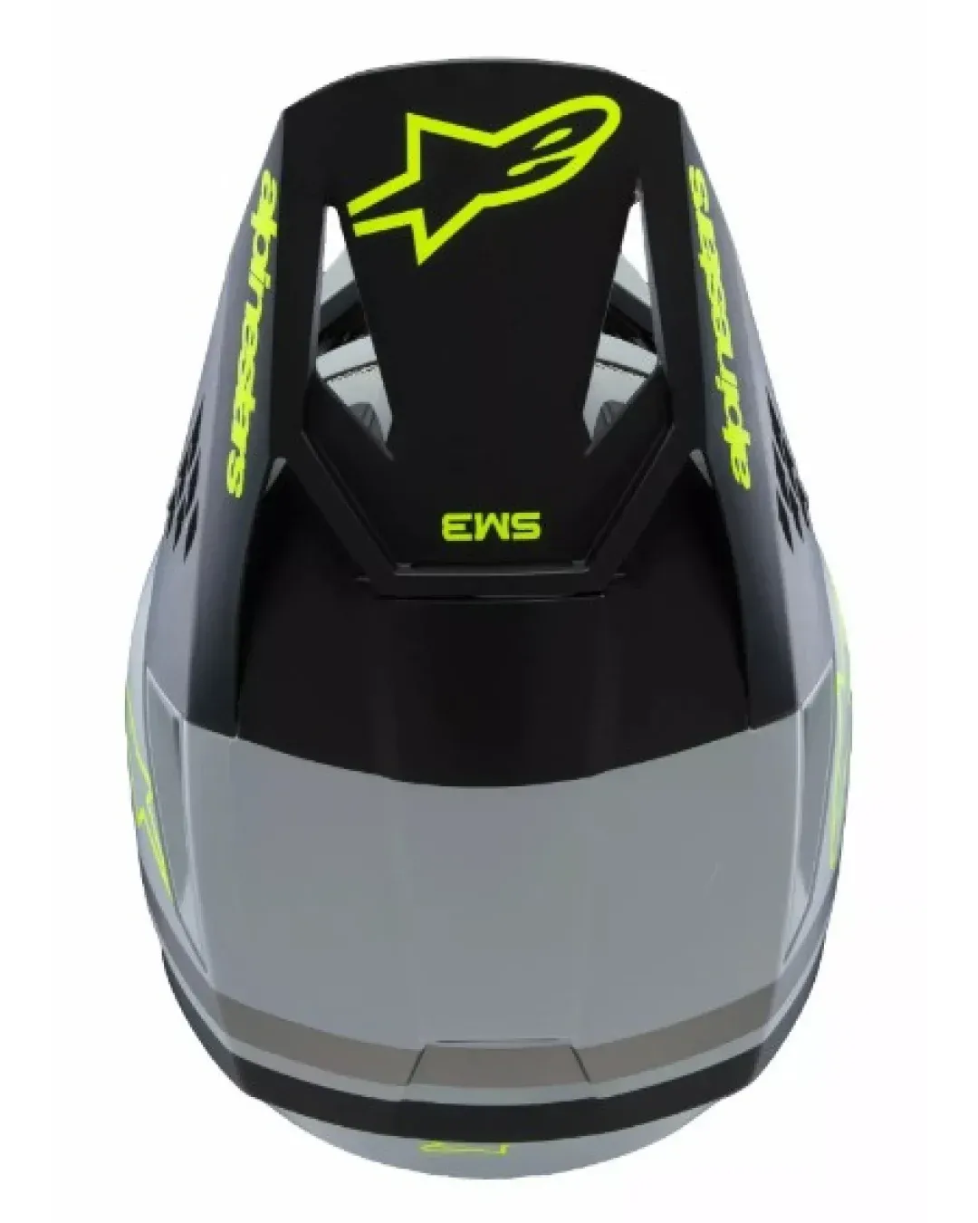 Детска мотокрос каска ALPINESTARS SM3 RADIUM GY/BLK/YL