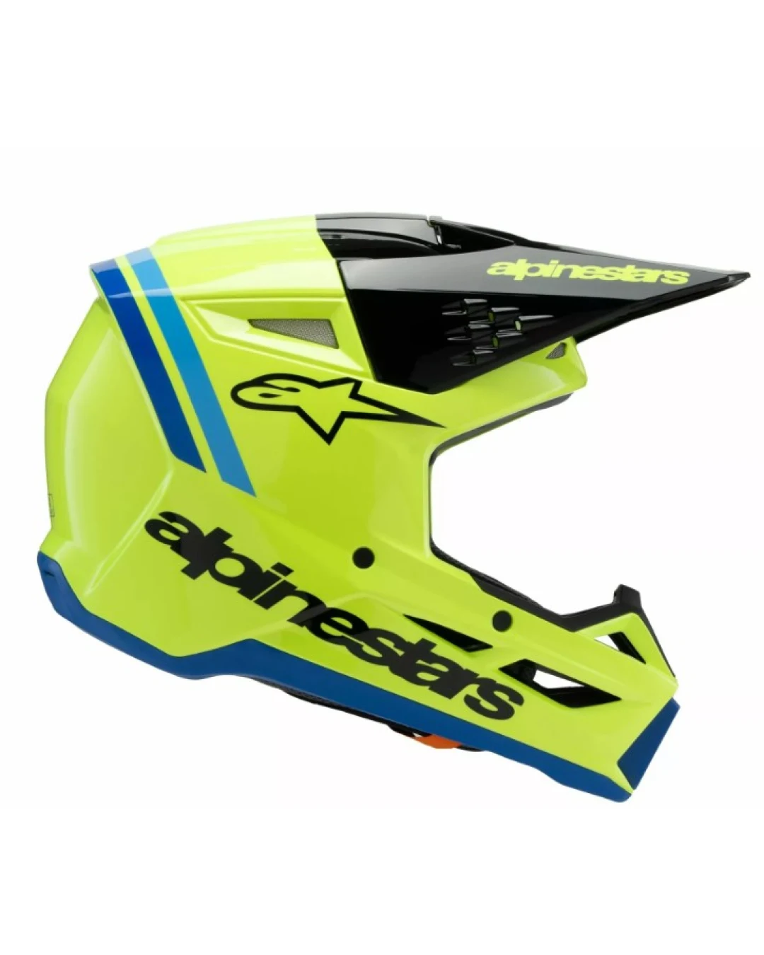 Детска мотокрос каска ALPINESTARS SM3 RADIUM YL/BK/B