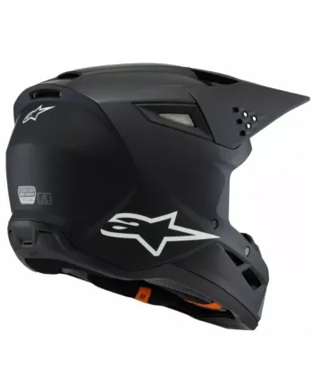 Детска мотокрос каска ALPINESTARS SM3 SOLID BLACK
