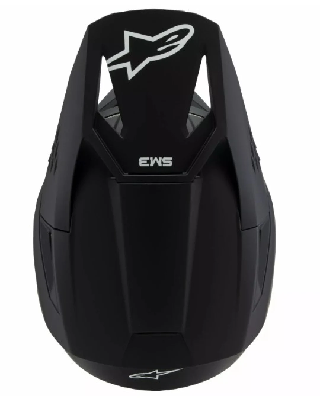 Детска мотокрос каска ALPINESTARS SM3 SOLID BLACK