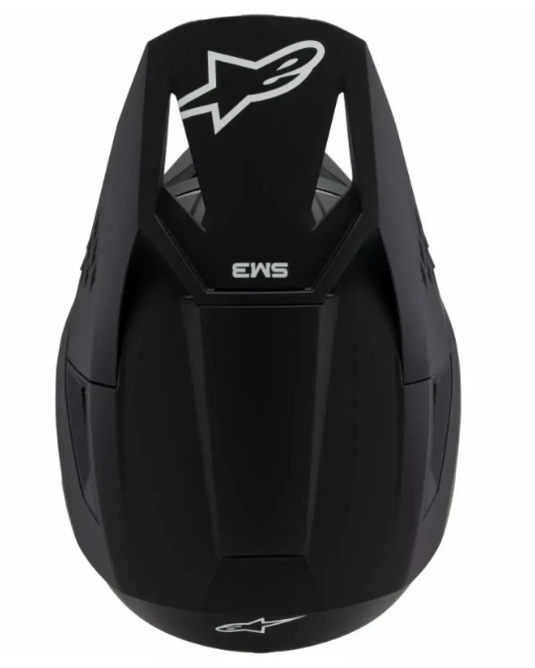 Детска мотокрос каска ALPINESTARS SM3 SOLID BLACK