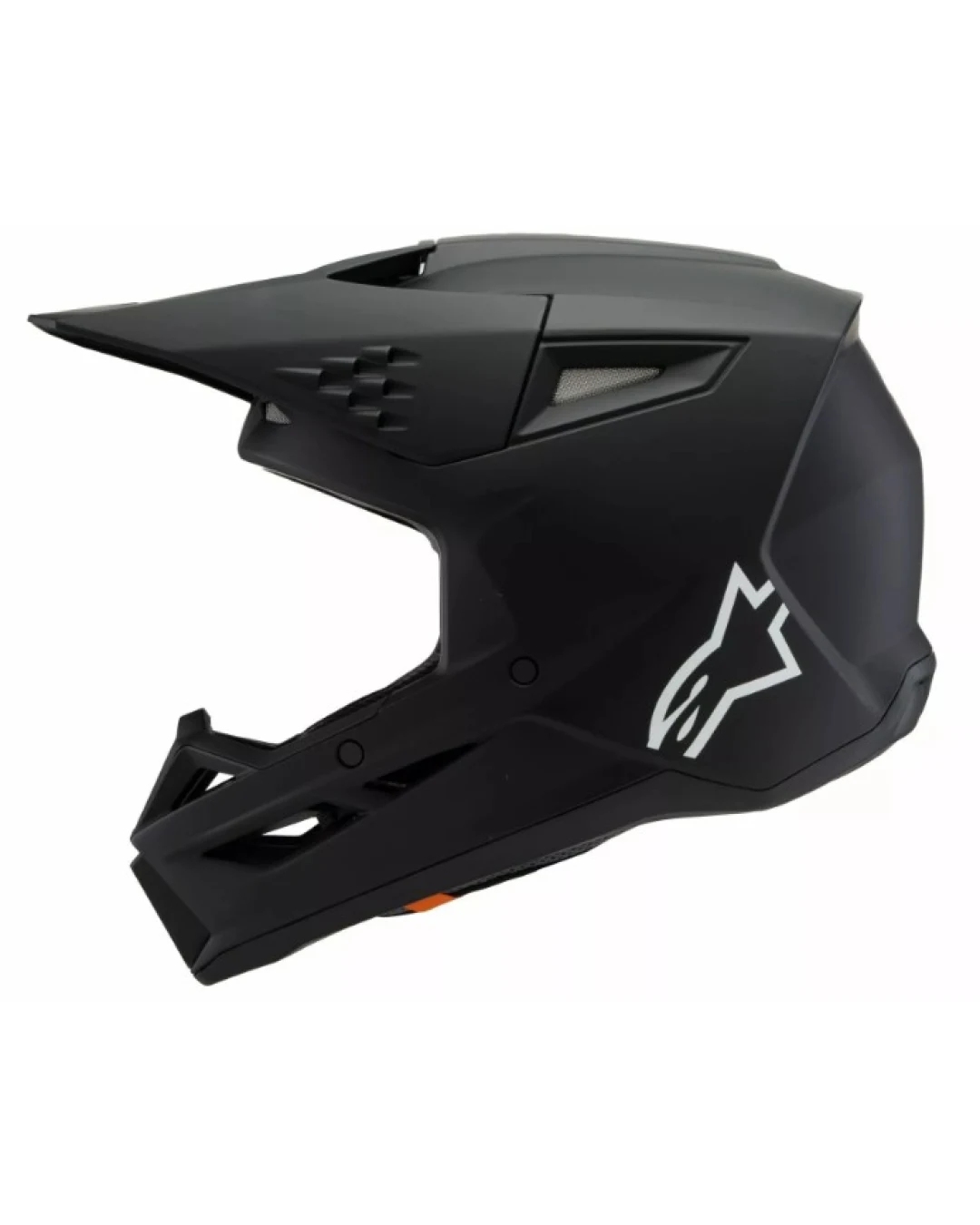 Детска мотокрос каска ALPINESTARS SM3 SOLID BLACK
