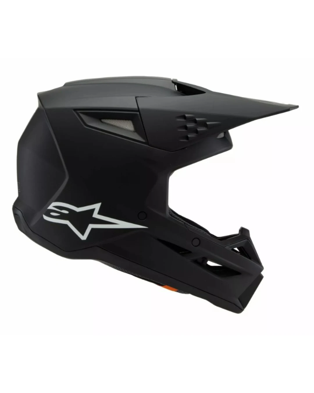 Детска мотокрос каска ALPINESTARS SM3 SOLID BLACK