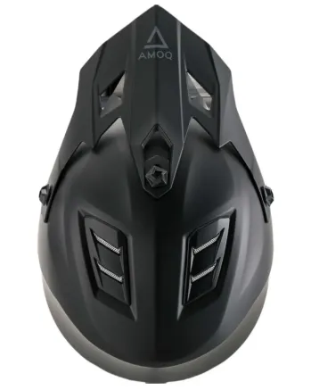 Детска мотокрос каска AMOQ Meteor V2 JNR MX helmet Blackout