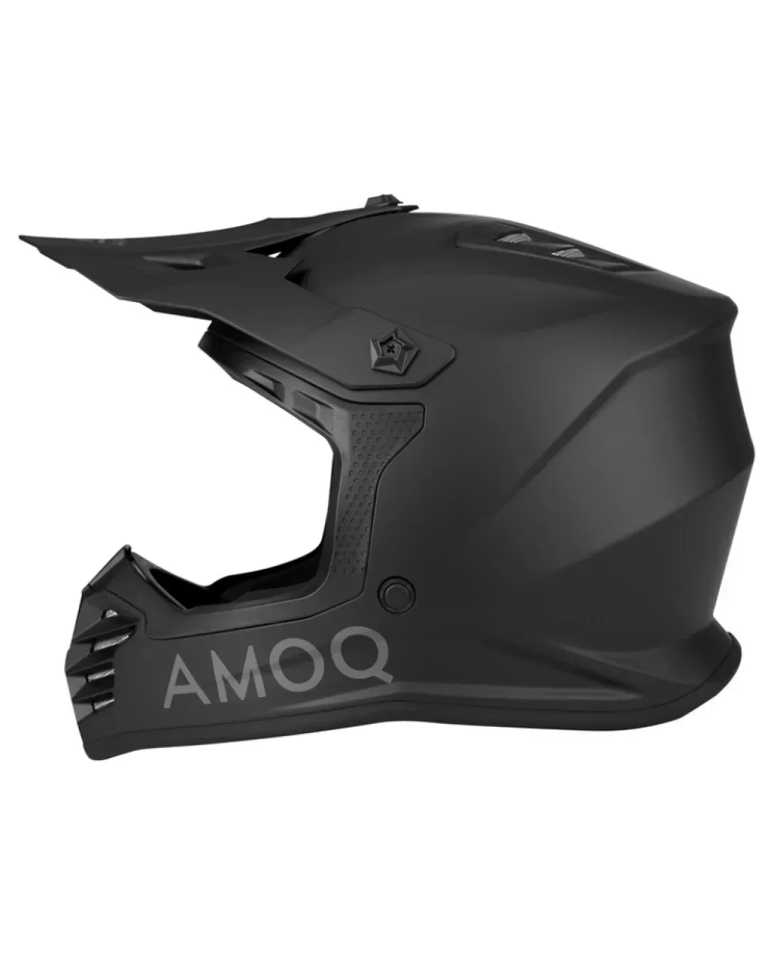 Детска мотокрос каска AMOQ Meteor V2 JNR MX helmet Blackout