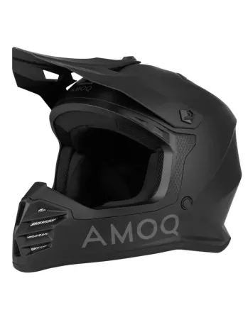 Детска мотокрос каска AMOQ Meteor V2 JNR MX helmet Blackout