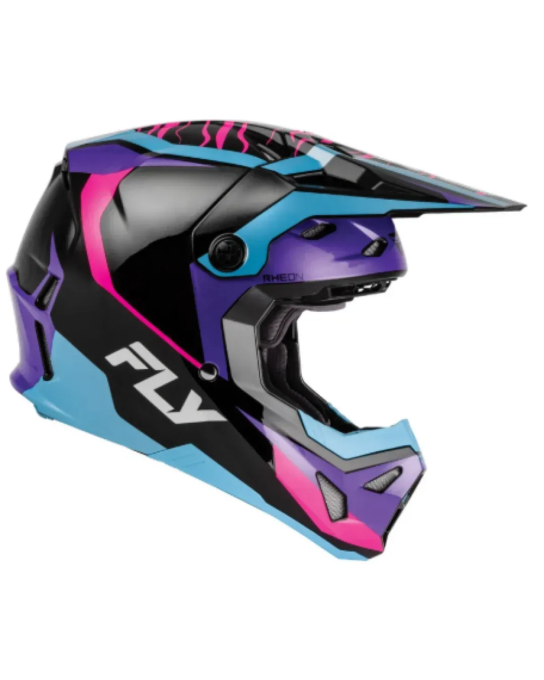 Детска мотокрос каска FLY RACING Formula Charge- Black/Purple/Pink/Blue
