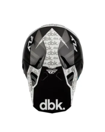 Детска мотокрос каска FLY RACING Formula CP DBK - Black/White/Grey