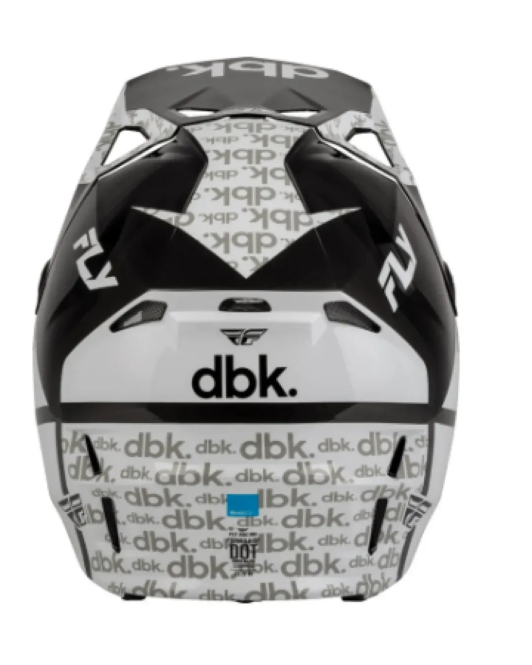 Детска мотокрос каска FLY RACING Formula CP DBK - Black/White/Grey