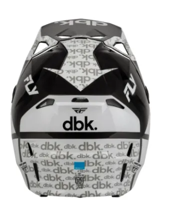 Детска мотокрос каска FLY RACING Formula CP DBK - Black/White/Grey