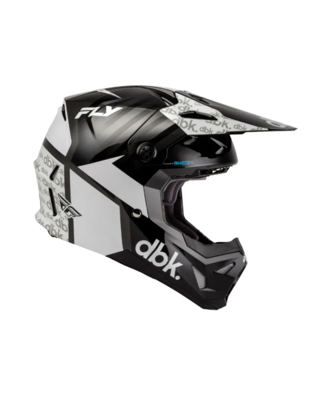Детска мотокрос каска FLY RACING Formula CP DBK - Black/White/Grey