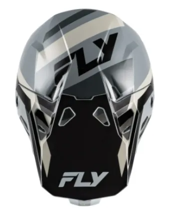 Детска мотокрос каска FLY RACING Formula CP Seal- Black/Grey/Light Grey